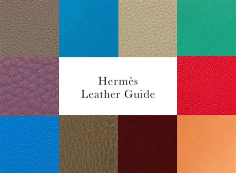 hermes full grain leather|hermes leather color chart.